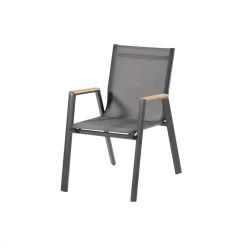 Hartman Dining Tuinstoel Aruba Teak Antraciet