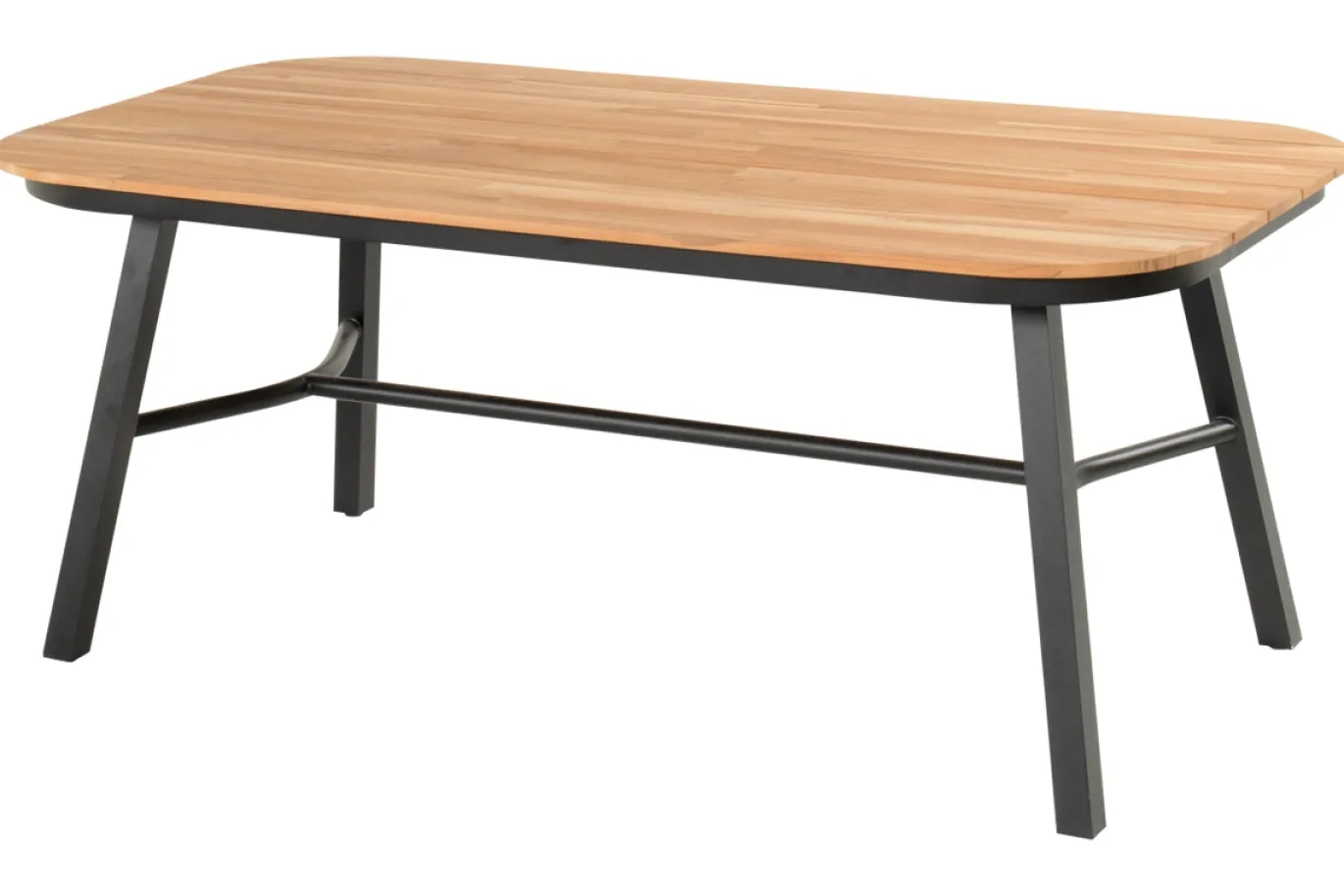 Hartman Dining Tuintafel Tubb Naturel/Zwart 185cm