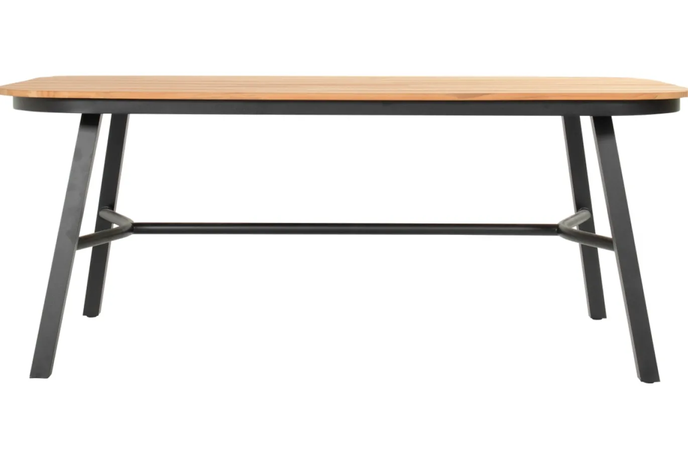 Hartman Dining Tuintafel Tubb Naturel/Zwart 185cm