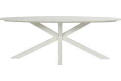 Hartman Dining Tuintafel Xander Ovaal Keramiek Wit 220x120cm