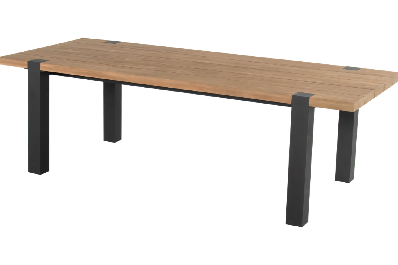 Hartman Esmee Tuintafel 200cm Naturel/Zwart