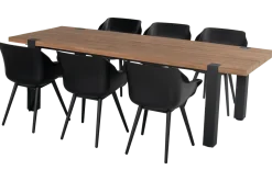 Hartman Esmee Tuintafel 200cm Naturel/Zwart