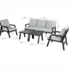 Hartman Ibiza 3-Zitsbank Loungeset Grijs