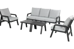 Hartman Ibiza 3-Zitsbank Loungeset Grijs