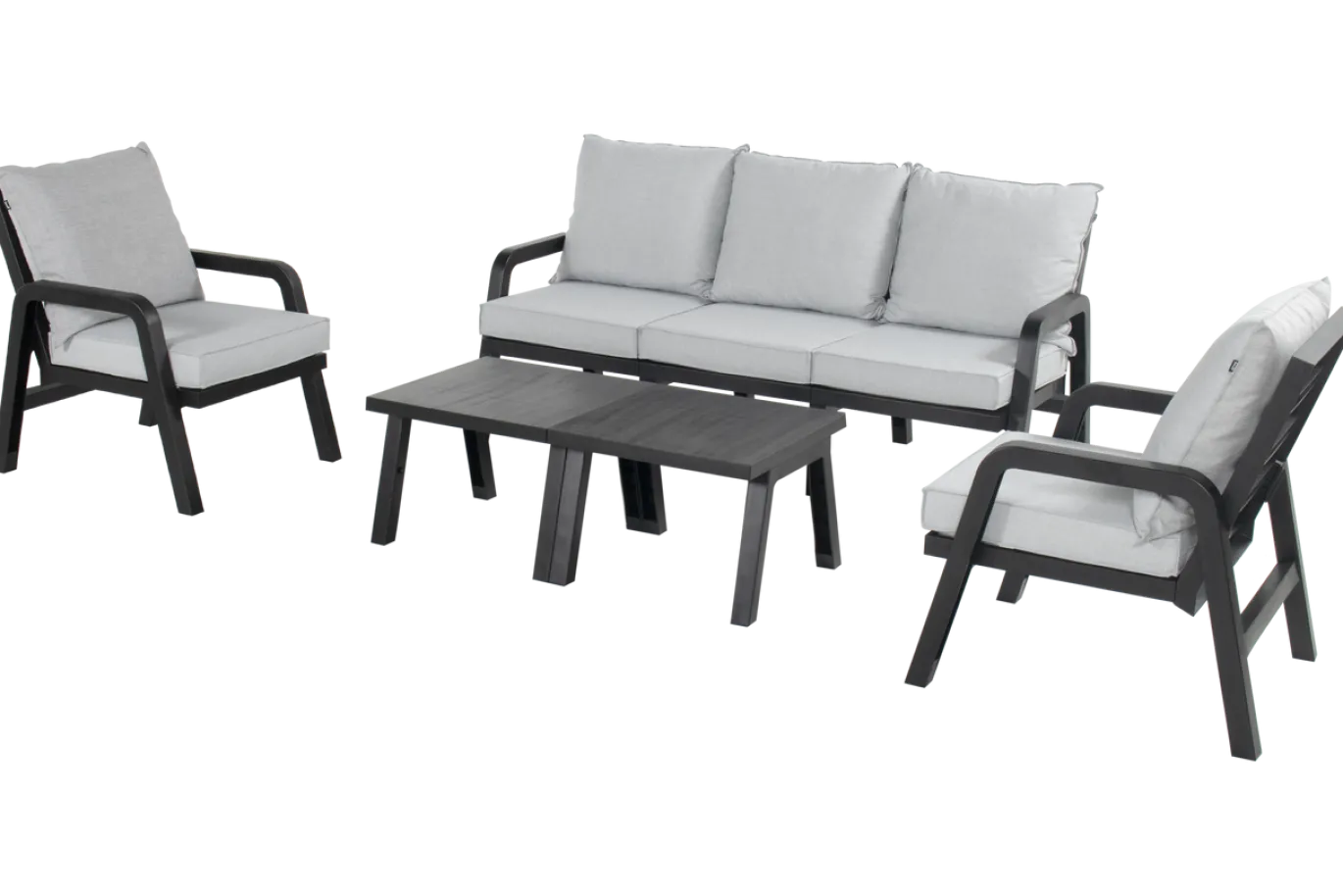 Hartman Ibiza 3-Zitsbank Loungeset Grijs