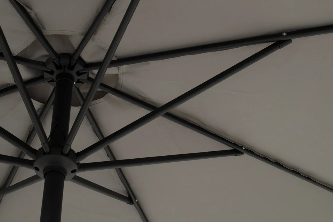 Hartman Parasol Tubb Grijs 300cm