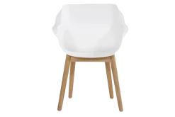 Hartman Set van 2 Sophie Teak Tuinstoel Wit