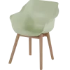 Hartman Set van 2 Sophie Teak Tuinstoel Mintgroen