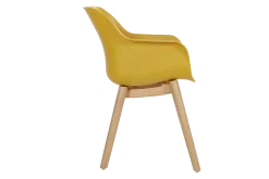 Hartman Set van 2 Sophie Teak Tuinstoel Geel