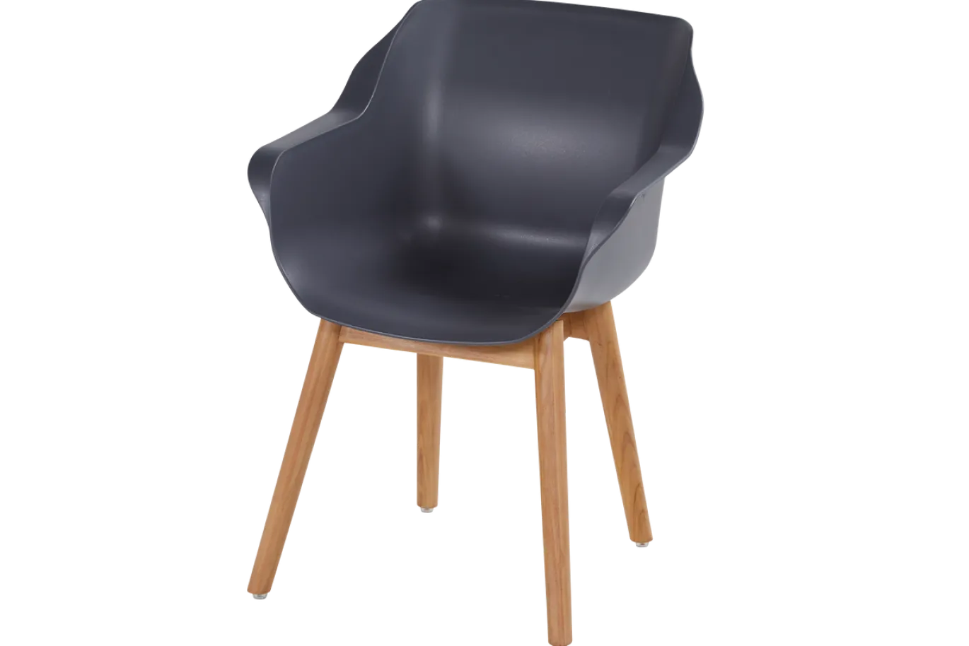 Hartman Set van 2 Sophie Teak Tuinstoel Antraciet
