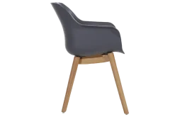 Hartman Set van 2 Sophie Teak Tuinstoel Antraciet