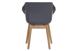Hartman Set van 2 Sophie Teak Tuinstoel Antraciet