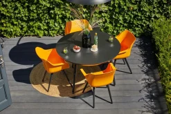 Hartman Sophie Studio HPL Tuintafel Rond Zwart