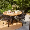 Hartman Stephanie Ronde Tuintafel Naturel/Zwart