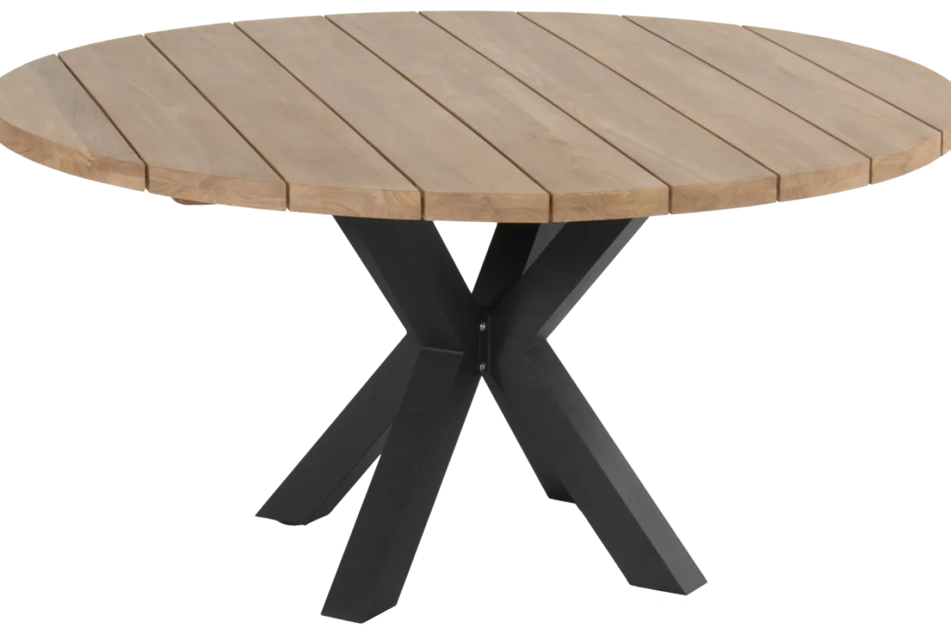 Hartman Stephanie Ronde Tuintafel Naturel/Zwart