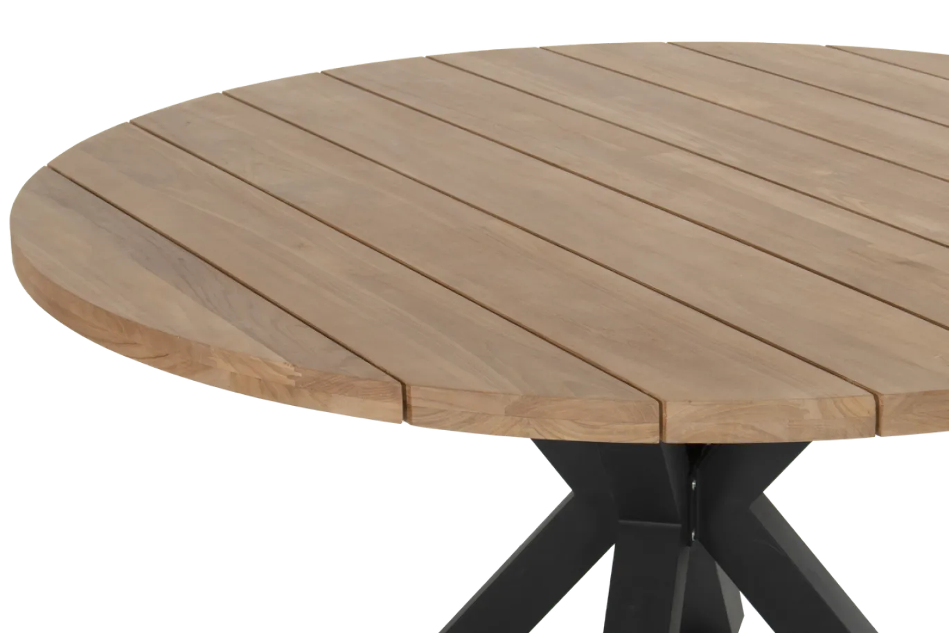 Hartman Stephanie Ronde Tuintafel Naturel/Zwart