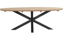 Hartman Stephanie Tuintafel 240cm Naturel/Zwart