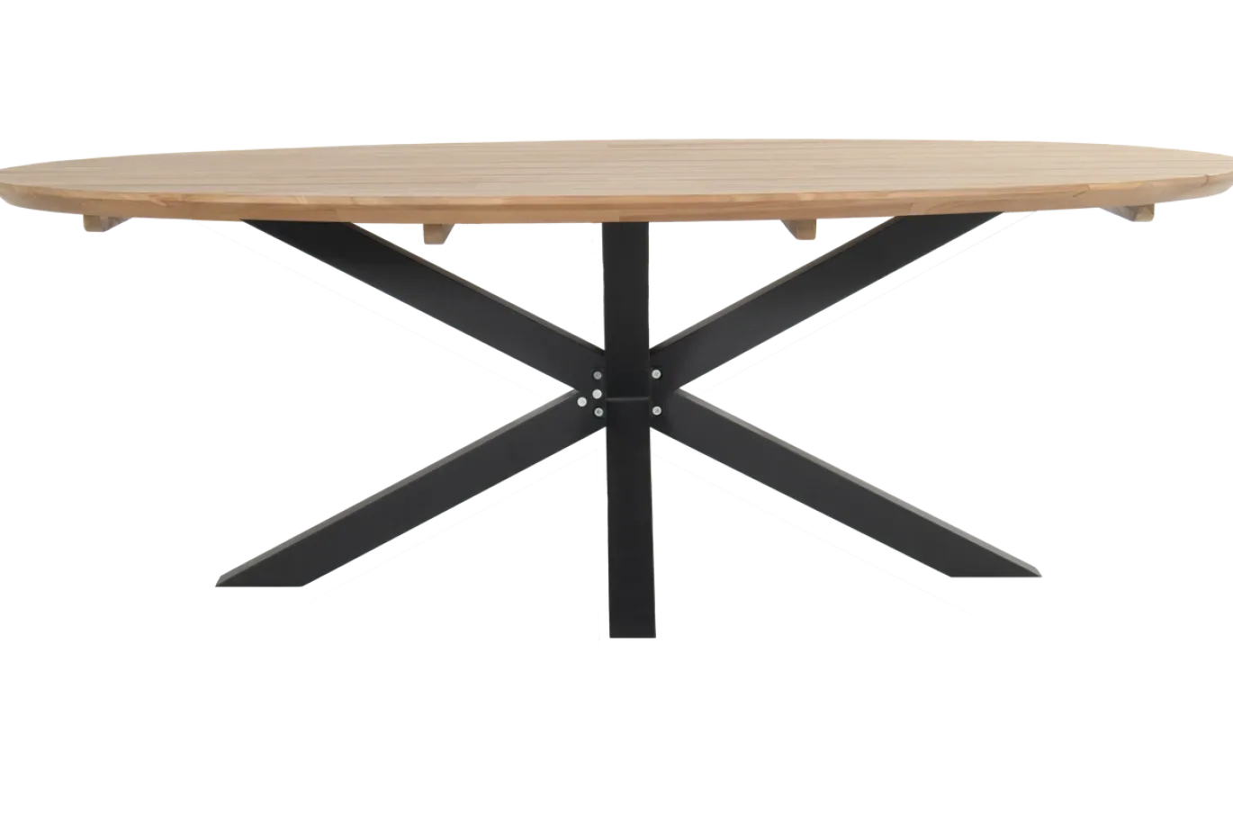 Hartman Stephanie Tuintafel 240cm Naturel/Zwart
