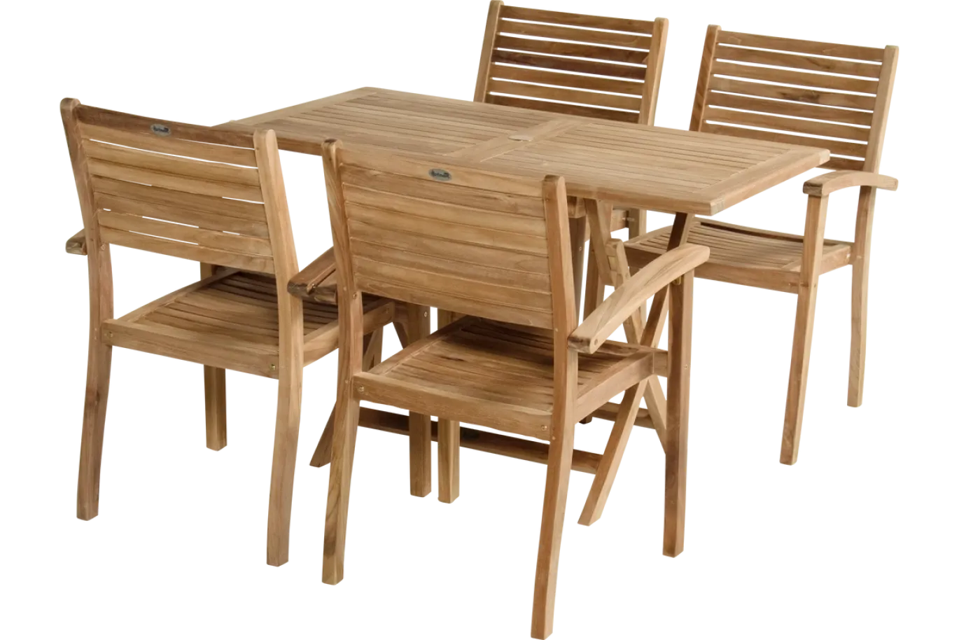 Hartman Tafel Skagen Met Parasol Gat 120x70cm