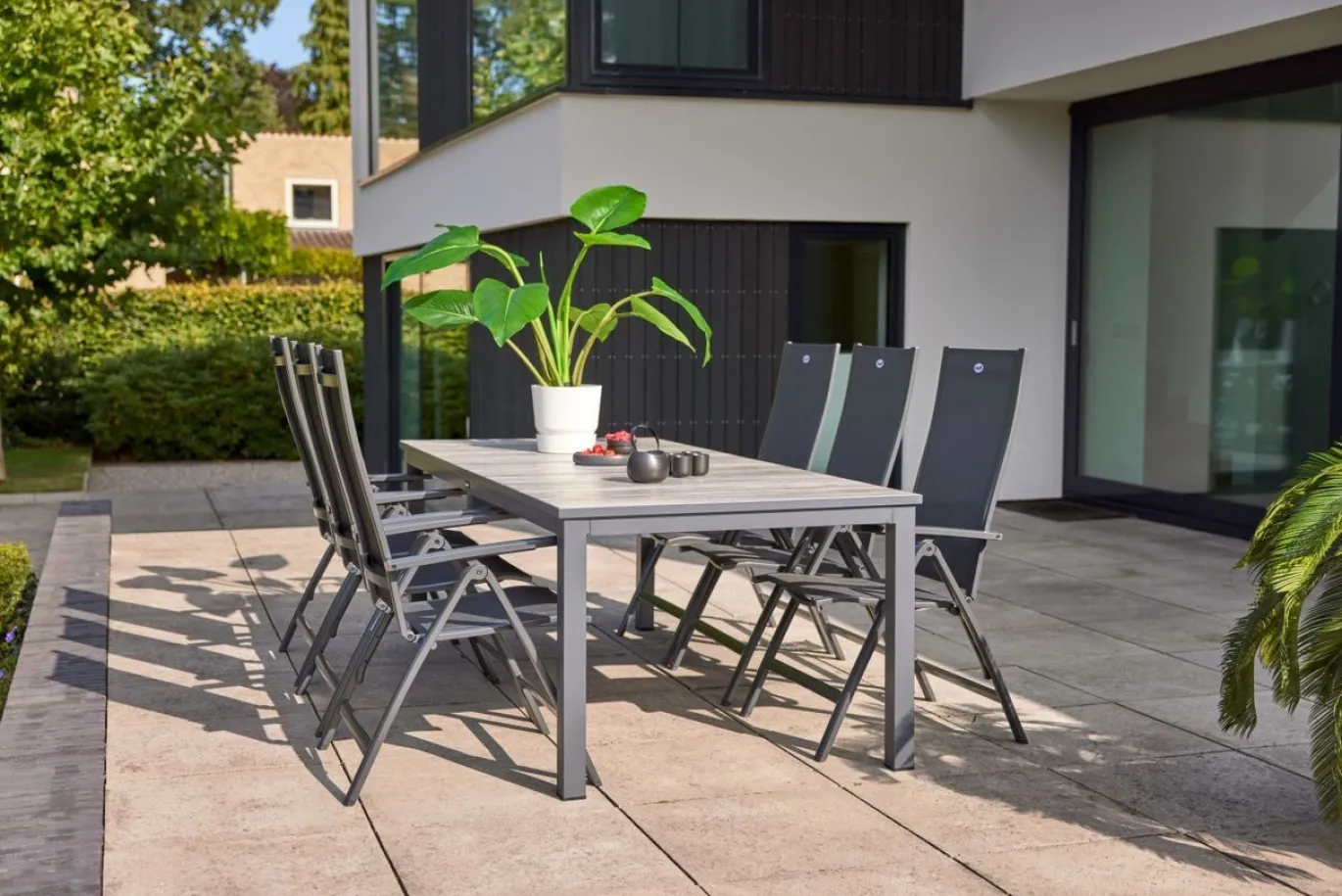 Hartman Troy Verstelbare Tuinstoel Antraciet