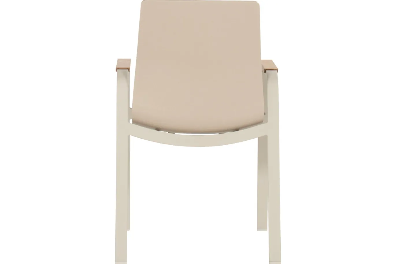 Hartman Tuinstoel Flow Armleuning Teak Taupe