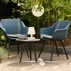 Hartman Tuinstoel Sophie Studio Donkerblauw Set van 2