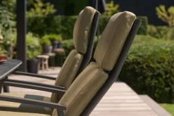Hartman Verstelbare Dining Tuinstoel Flora Zwart