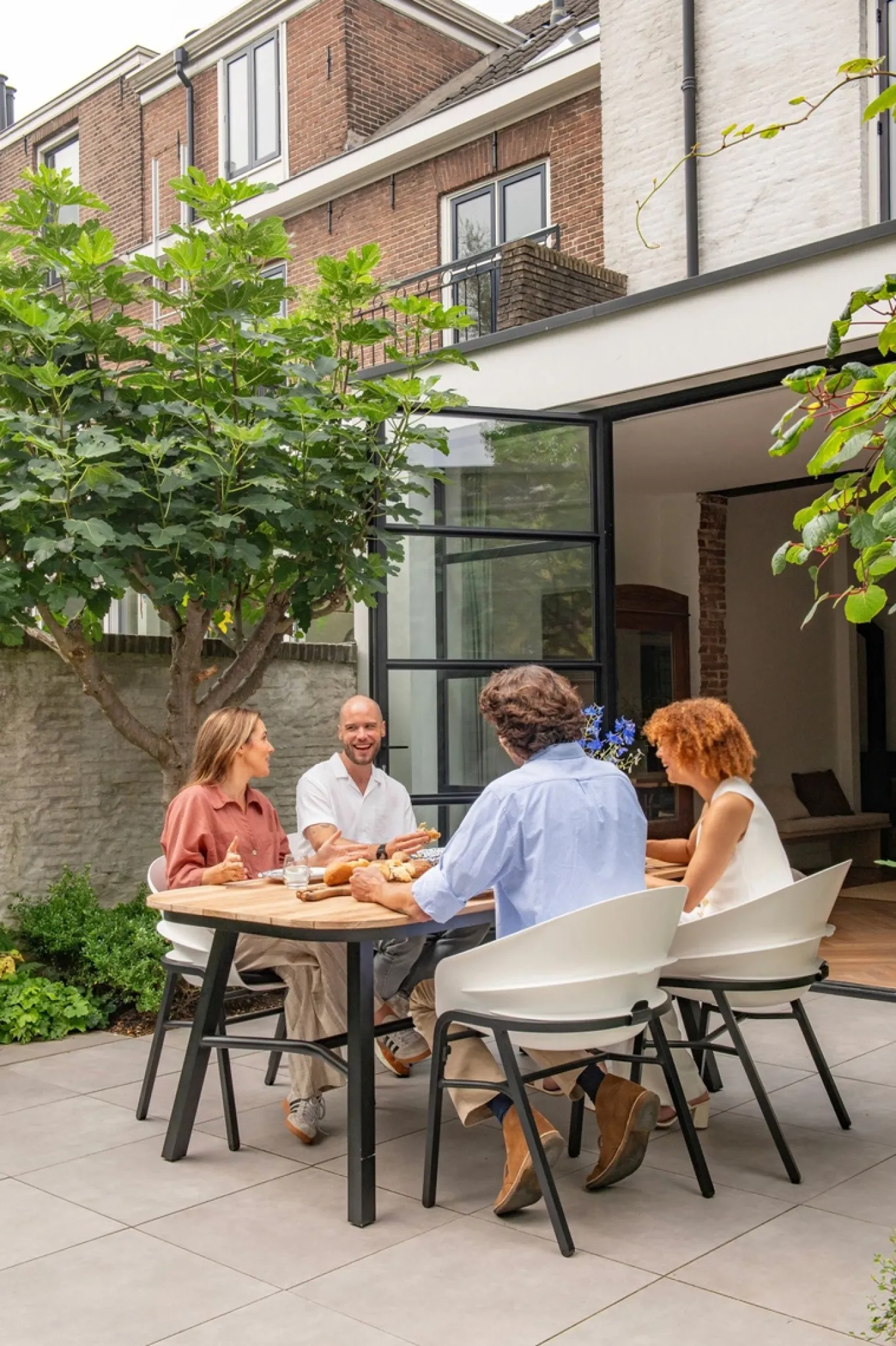 Hartman Verstelbare Tuinstoel Tubb Set Van 2 Wit