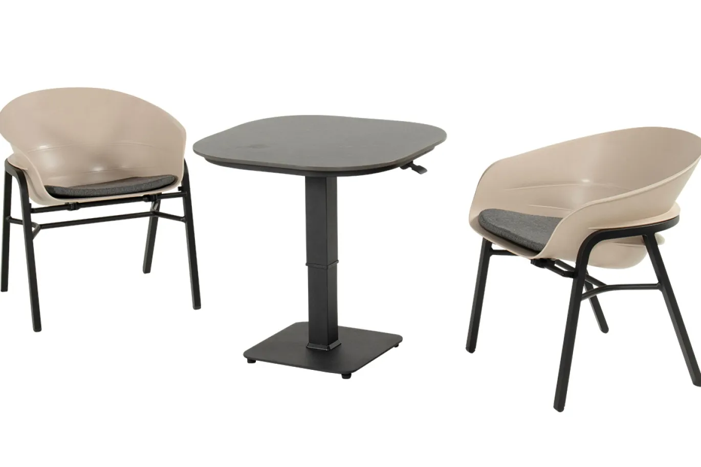 Hartman Verstelbare Tuinstoel Tubb Set Van 2 Taupe