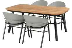 Hartman Verstelbare Tuinstoel Tubb Set Van 2 Grijs