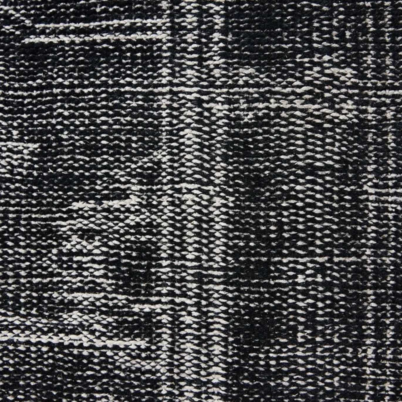 HKliving Vloerkleed Wol Handgemaakt Zwart 200x300cm