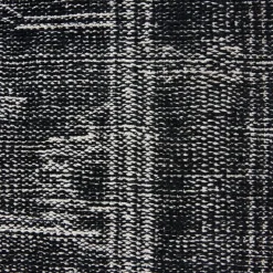 HKliving Vloerkleed Wol Handgemaakt Zwart 200x300cm