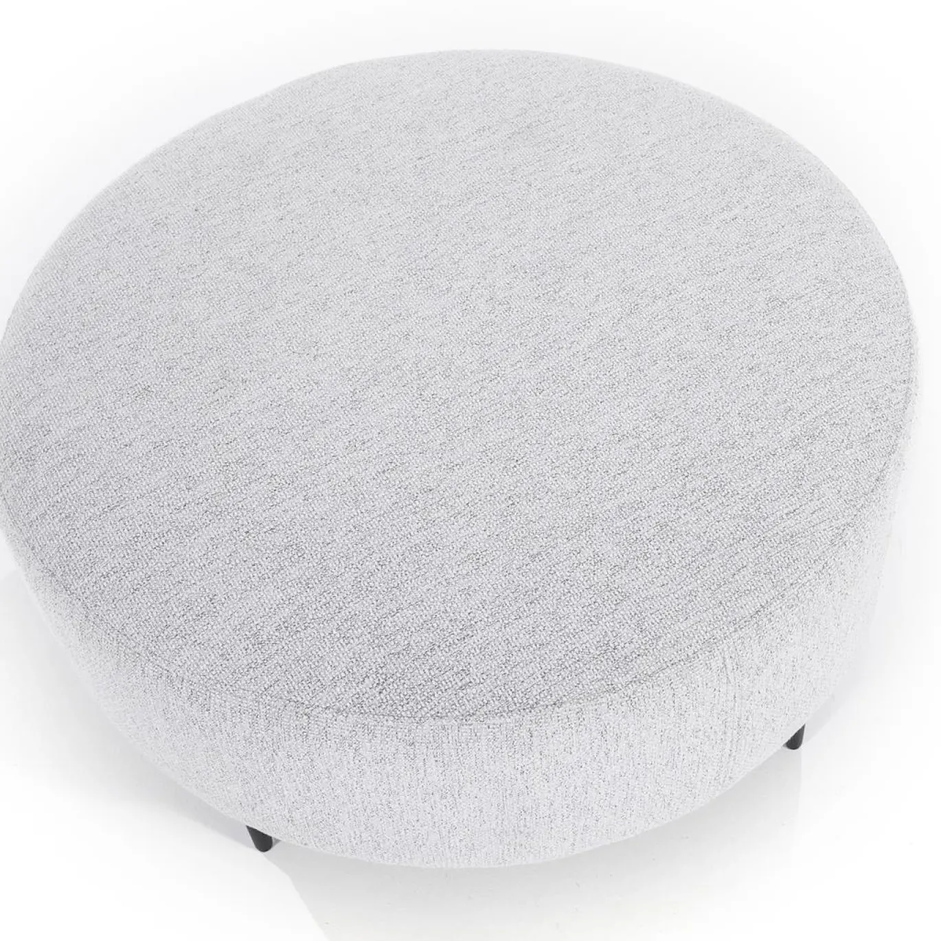 Hocker Danique Leaf Asgrijs Ø80cm