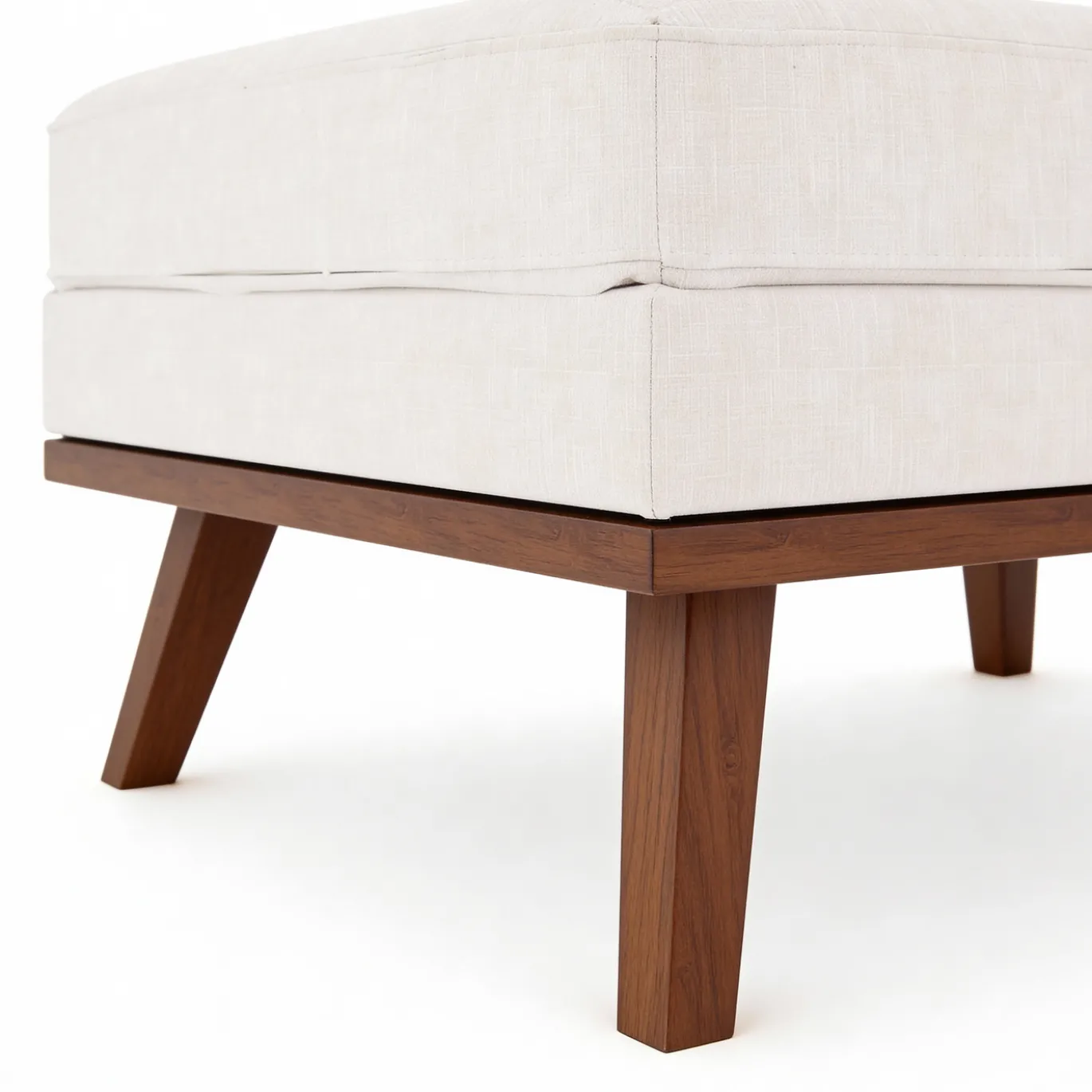 Hocker Melva Japandi Beige - Giga Meubel