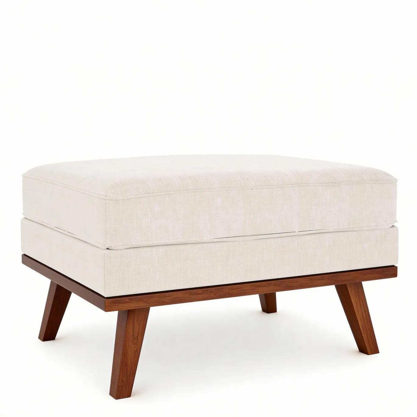 Hocker Melva Japandi Beige - Giga Meubel