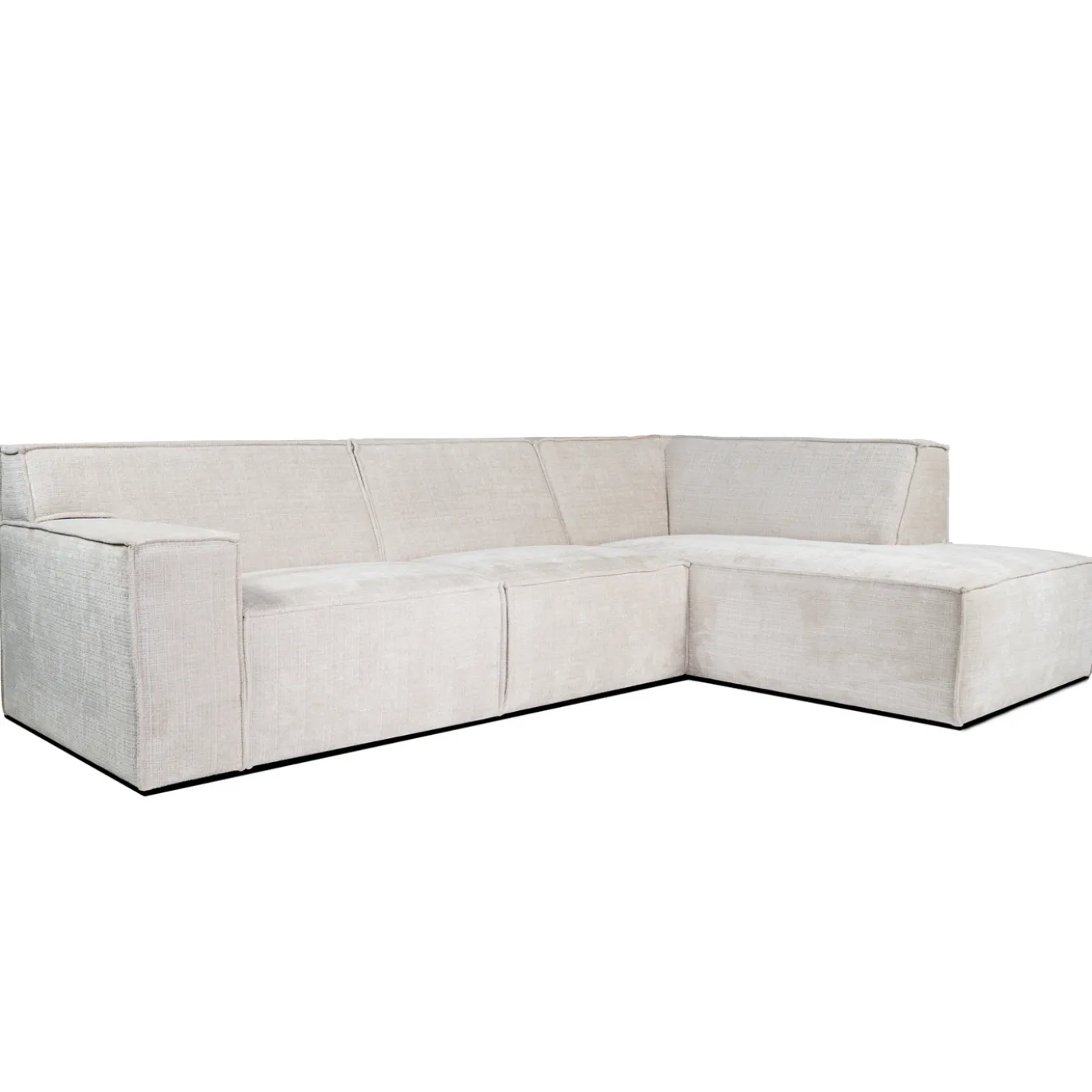 Hoekbank Benson 3-Zits Cremona Beige Rechts - Giga Meubel