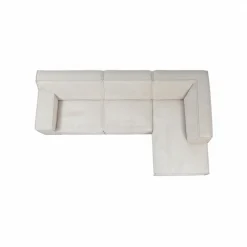 Hoekbank Benson 3-Zits Cremona Beige Rechts - Giga Meubel