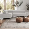 Hoekbank Betis Links Grijs - Giga Meubel