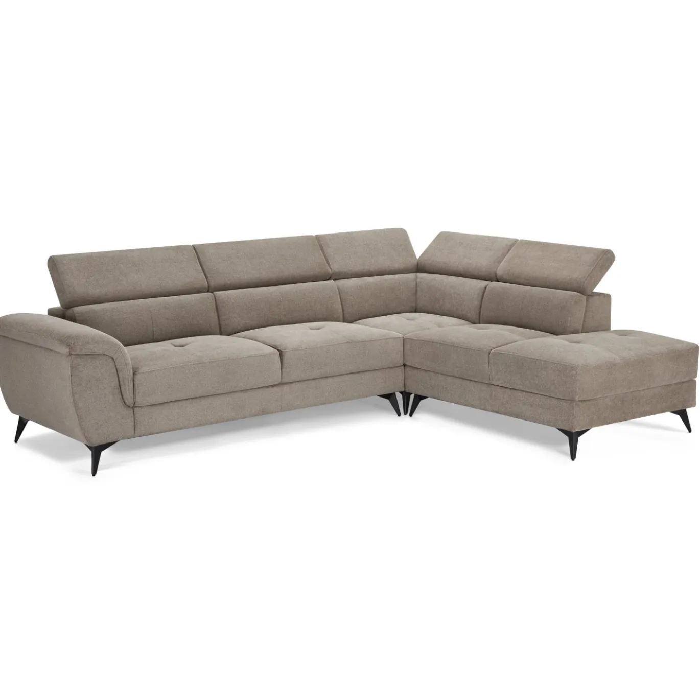 Hoekbank Betis Rechts Beige - Giga Meubel