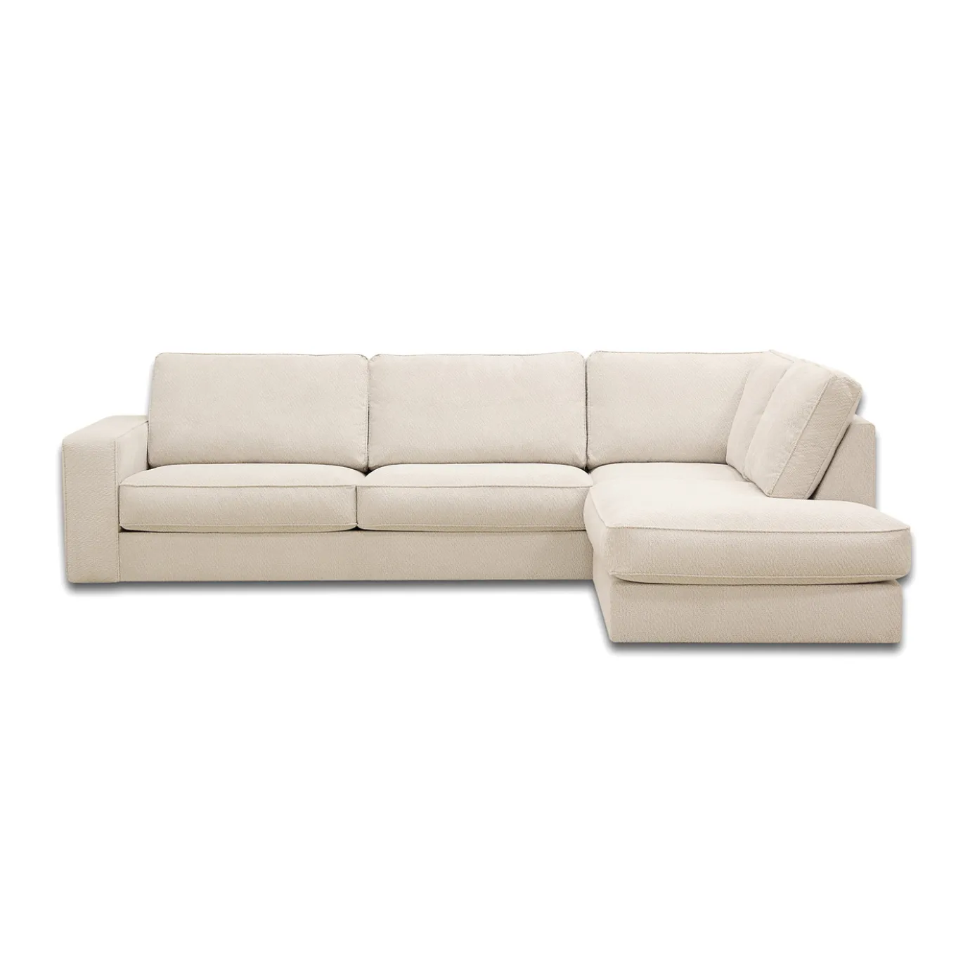 Hoekbank Easton 3-Zits Egon Naturel Rechts - Giga Meubel
