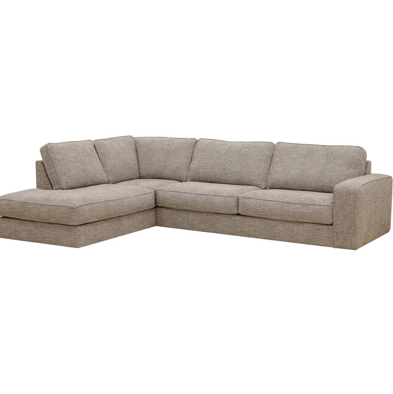 Hoekbank Easton 3-Zits Silencio Beige Links - Giga Meubel