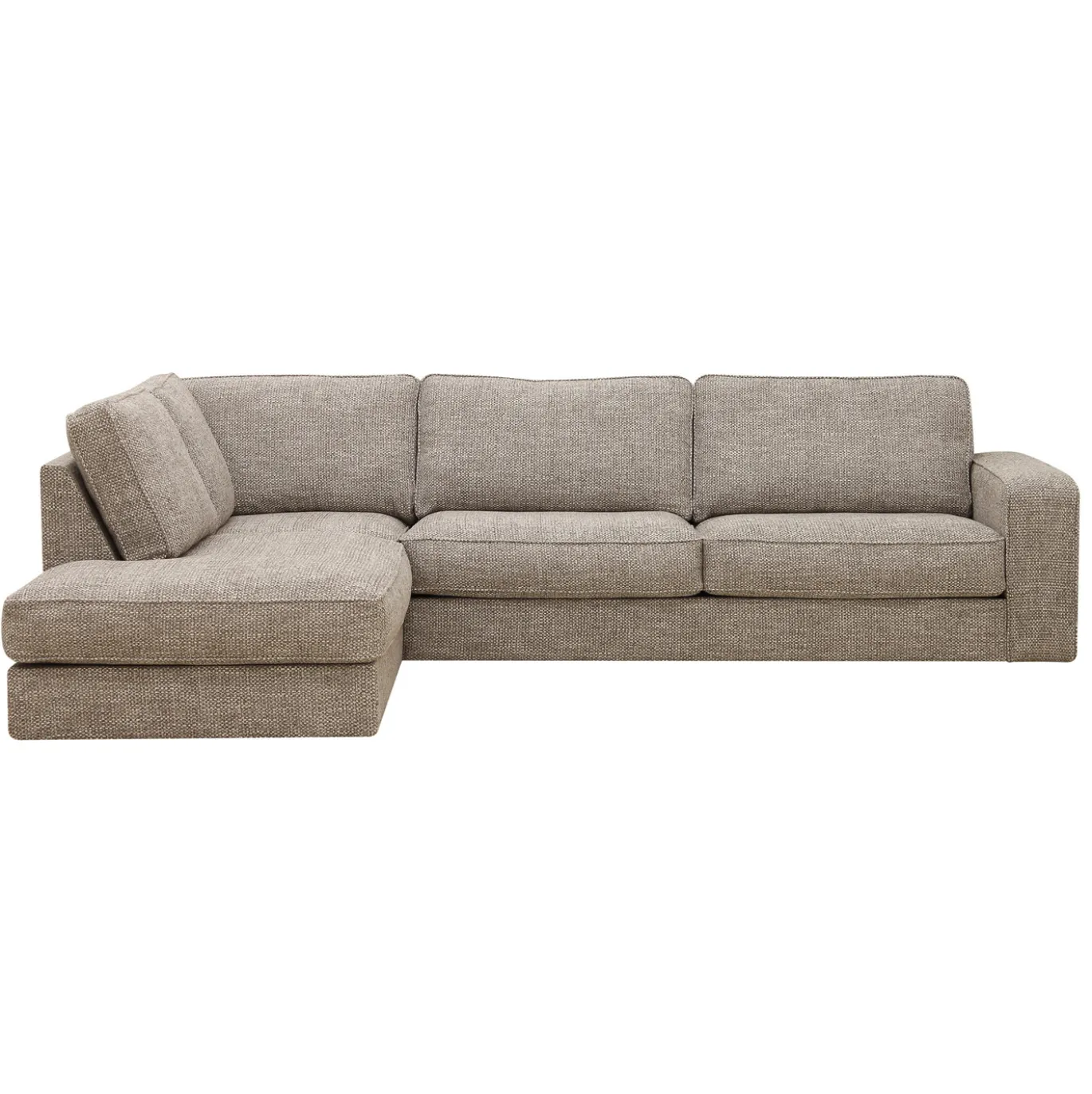 Hoekbank Easton 3-Zits Silencio Beige Links - Giga Meubel