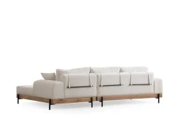 Hoekbank Eti Oak Wit Rechts