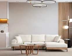 Hoekbank Eti Oak Wit Rechts