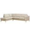 Hoekbank Gwen 3-Zits Vinci Beige Links - Giga Meubel