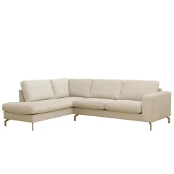 Hoekbank Gwen 3-Zits Vinci Beige Links - Giga Meubel