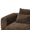 Hoekbank June Chenille Choco Rechts - Giga Meubel