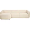 Hoekbank Laila Stof Beige Links - Giga Meubel