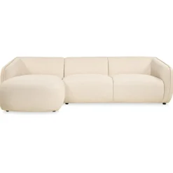 Hoekbank Laila Stof Beige Links - Giga Meubel