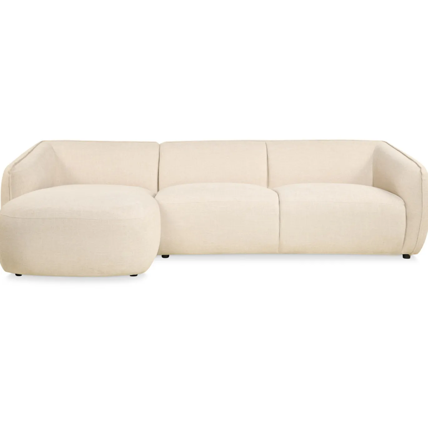 Hoekbank Laila Stof Beige Links - Giga Meubel